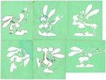 "UNIVERSAL - OSWALD THE LUCKY RABBIT OF THE MOVIES STENCIL SET."