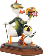 CARL BARKS DONALD DUCK "DUDE FOR A DAY" LIMITED EDITION FIGURINE & SIGNED LITHOGRAPH.