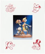 CARL BARKS DONALD DUCK "DUDE FOR A DAY" LIMITED EDITION FIGURINE & SIGNED LITHOGRAPH.