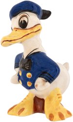 DONALD DUCK LARGE ITALIAN CERAMIC FIGURINE.