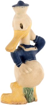 RARE LONG-BILLED DONALD DUCK POTTERY FIGURINE.