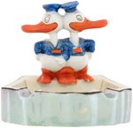 LONG-BILLED DONALD DUCK DOUBLE CHINA ASHTRAY.