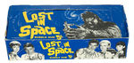 "LOST IN SPACE" GUM CARD DISPLAY BOX AND WRAPPER.