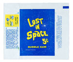 "LOST IN SPACE" GUM CARD DISPLAY BOX AND WRAPPER.