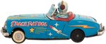 "SPACE PATROL X-5" TIN LITHO FRICTION CAR.