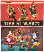 THE THREE CABALLEROS BOXED SPANISH TARGET SET.