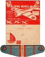 "EARL ORTMAN'S MODEL PLANES" ALLSWEET OLEOMARGARINE PREMIUM STORE DISPLAY & AIRPLANE PAIR.