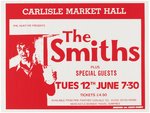 THE SMITHS 1984 CARLISLE, ENGLAND CONCERT POSTER.