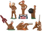 MANOIL/BARCLAY TOY SOLDIERS LOT.