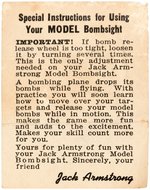 "JACK ARMSTRONG SECRET BOMB SIGHT" COMPLETE BOXED PREMIUM.