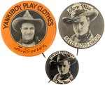 TOM MIX CLASSIC BUTTON TRIO.