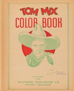 "TOM MIX PAINT BOOK" FILE COPY.