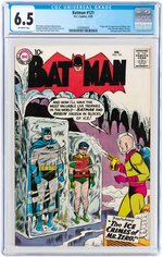 "BATMAN" #121 FEBRUARY 1959 CGC 6.5 FINE+ (FIRST MR. ZERO/MR. FREEZE).