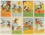 MICKEY MOUSE RECIPE PREMIUM CARDS NEAR SET.