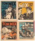 "TOM MIX" NATIONAL CHICLE CO. GUM WRAPPER & BOOKLETS.