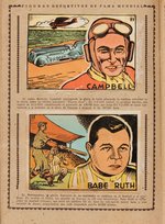 "CROMOS CULTURA" COMPLETE SPANISH CARD ALBUM WITH BABE RUTH & WALT DISNEY.