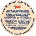 "THE JUNIOR JUSTICE SOCIETY OF AMERICA" 1942-1944 CLUB KIT WITH PATCH.