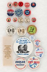 LABOR STRIKES, PEACE, COMMUNIST & SOCIALIST, CIVIL RIGHTS 23 ITEMS 1910-1970s.