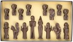 CAMPAIGN 1972 GOP AND DEMS FIGURAL PERSONALITIES BOXED CHESS SET.