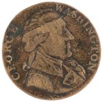 GEORGE WASHINGTON SCARCE SECOND INAUGURAL TOKEN DeWITT 1792-1.