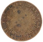 GEORGE WASHINGTON SCARCE SECOND INAUGURAL TOKEN DeWITT 1792-1.