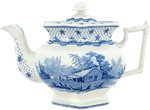 HARRISON COLUMBIA STAR PATTERN TEA POT.