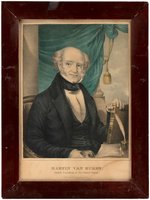 JACKSON, HARRISON & VAN BUREN US PRESIDENT PORTRAIT PRINTS.