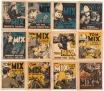 "TOM MIX" NATIONAL CHICLE CO. GUM BOOKLETS COMPLETE SET & WRAPPER.