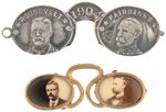 PAIR OF ROOSEVELT & FAIRBANKS PINCE-NEZ GLASSES JUGATES.