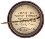 CONNECTICUT WOMEN'S SUFFRAGE ASSOCIATION "VOTES FOR WOMEN" BUTTON.