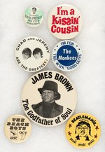 ROCK SEVEN BUTTONS: CHAD/JEREMY, TWO ELVIS, MONKEES, BEACH BOYS, JAMES BROWN, BEATLEMANIA MONTREAL.