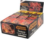 "DUNGEONS & DRAGONS FANTASY CANDY FIGURES" COMPLETE STORE DISPLAY (TRADING CARDS PACKAGING).