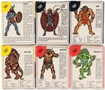 "DUNGEONS & DRAGONS FANTASY CANDY FIGURES" COMPLETE STORE DISPLAY (TRADING CARDS PACKAGING).