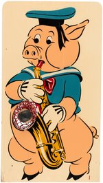 FIDDLER PIG FROM "THE THREE LITTLE PIGS" SPANISH THROWING TARGET.