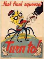 WORLD WAR II POST V-E DAY ANTI-JAPAN/ANTI-AXIS POSTER.