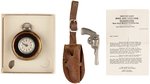 "THE LONE RANGER LAPEL WATCH" BOXED WITH GUN HOLSTER FOB.