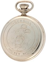 "INGERSOLL MICKEY MOUSE POCKET WATCH" BOXED FIRST VERSION WITH FOB.