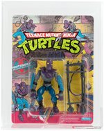 "TEENAGE MUTANT NINJA TURTLES - FOOT SOLDIER" SERIES 1 10 BACK AFA 85 NM+.