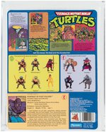 "TEENAGE MUTANT NINJA TURTLES - FOOT SOLDIER" SERIES 1 10 BACK AFA 85 NM+.