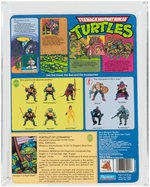 "TEENAGE MUTANT NINJA TURTLES - LEONARDO" SERIES 1 10 BACK AFA 85 NM+.