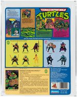 "TEENAGE MUTANT NINJA TURTLES - MICHAELANGELO" SERIES 1 10 BACK AFA 85 NM+.