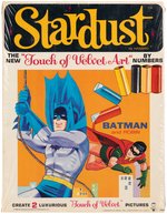 "BATMAN AND ROBIN STARDUST" FACTORY-SEALED BOXED PAINT SET.