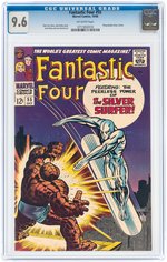 "FANTASTIC FOUR" #55 OCTOBER 1966 CGC 9.6 NM+ (THING VS SILVER SURFER).