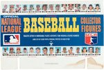 1968 TRANSOGRAM "OFFICIAL NATIONAL LEAGUE BASEBALL COLLECTOR FIGURES" FULL STORE DISPLAY BOX.