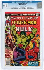 "MARVEL TEAM-UP" #53 JANUARY 1977 CGC 9.8 NM/MINT.