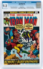 "IRON MAN" #55 FEBRUARY 1973 CGC 9.2 NM- (FIRST THANOS & DRAX THE DESTROYER).