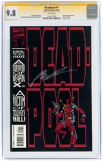 "DEADPOOL" #1 AUGUST 1993 CGC 9.8 NM/MINT - SIGNATURE SERIES.