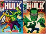 THE INCREDIBLE HULK LOT OF 24 COMIC ISSUES.