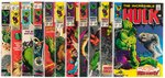 THE INCREDIBLE HULK LOT OF 24 COMIC ISSUES.