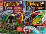 FANTASTIC FOUR LOT OF 20 SILVER AGE COMIC ISSUES.